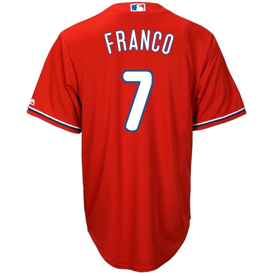 Maikel Franco Philadelphia Phillies Majestic Official Cool Base Player Jersey - Scarlet - Friend Lounge Store - Shop for All Things Jerseys Sports - PersonalJerseys