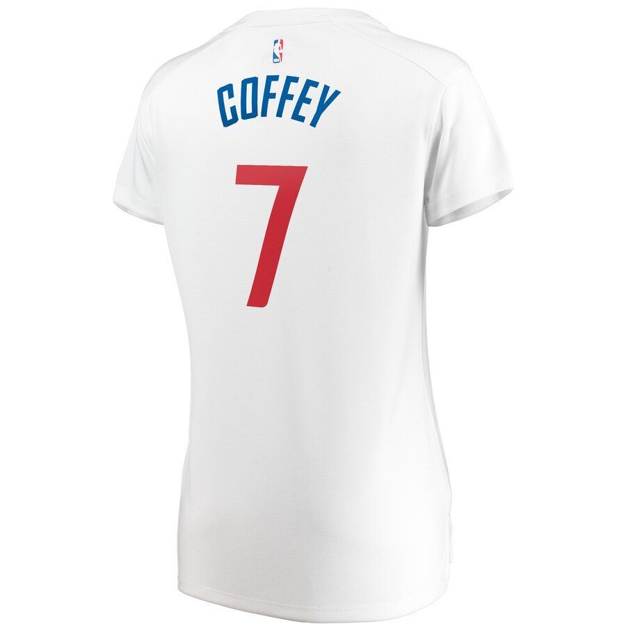Amir Coffey LA Clippers Branded Women's Fast Break Jersey White - Association Edition - Friend Lounge Store - Shop for All Things Jerseys Sports - PersonalJerseys