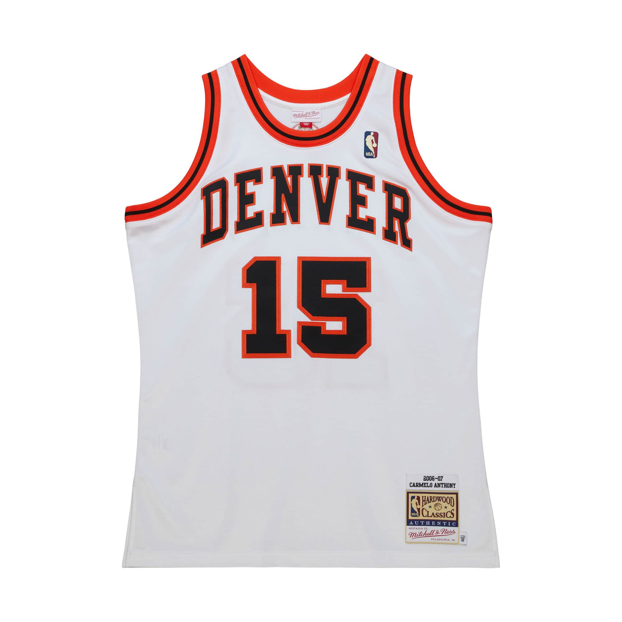 Authentic Carmelo Anthony Denver Nuggets HWC 2006-07 Jersey - PersonalJerseys