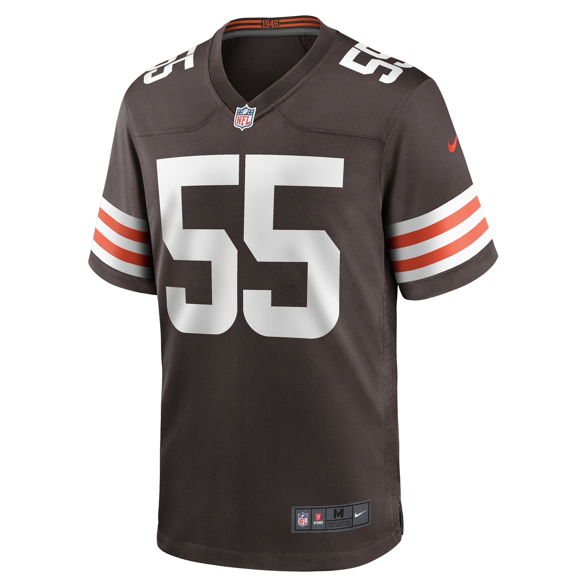Cleveland Browns Ethan Pocic Brown Game Jersey for Youth Women Men - Friend Lounge Store - Shop for All Things Jerseys Sports - PersonalJerseys