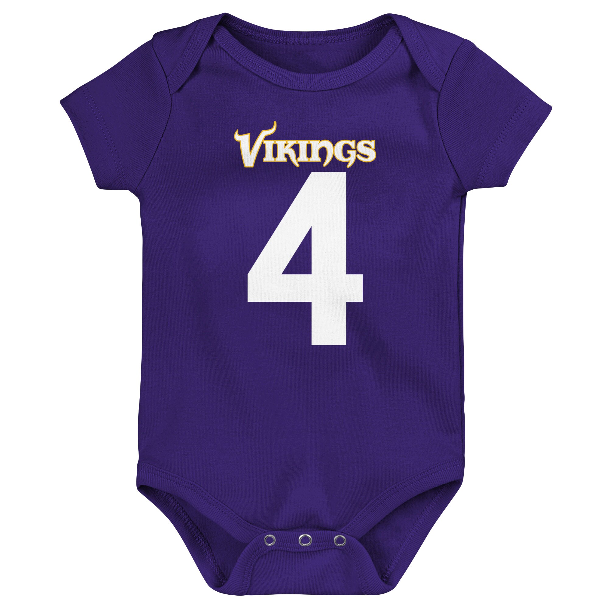 Dalvin Cook Minnesota Vikings Newborn & Infant Team Player Bodysuit - Purple - PersonalJerseys