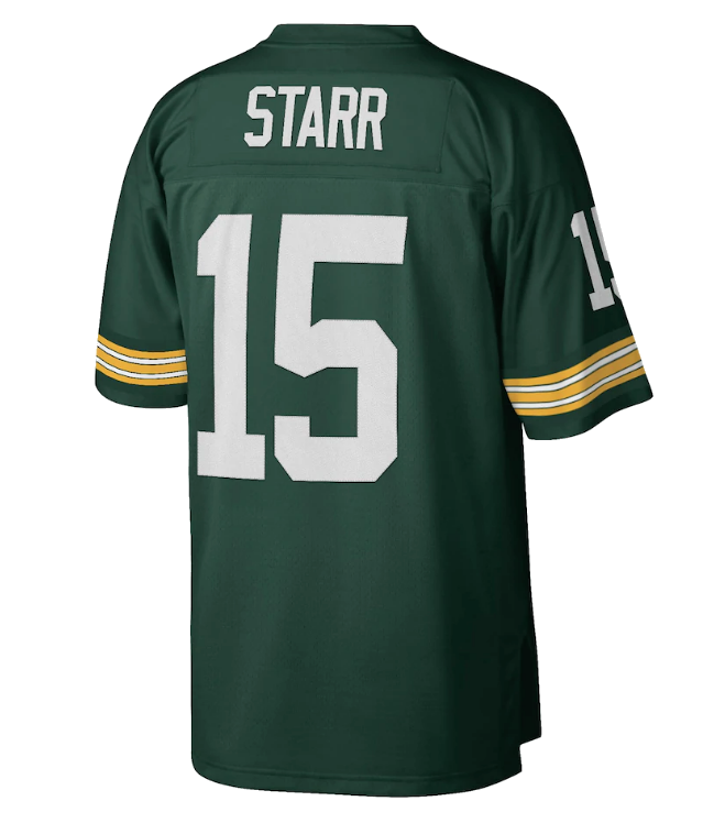 Men's Green Bay Packers Bart Starr Mitchell & Ness Green Legacy Replica Jersey - PersonalJerseys