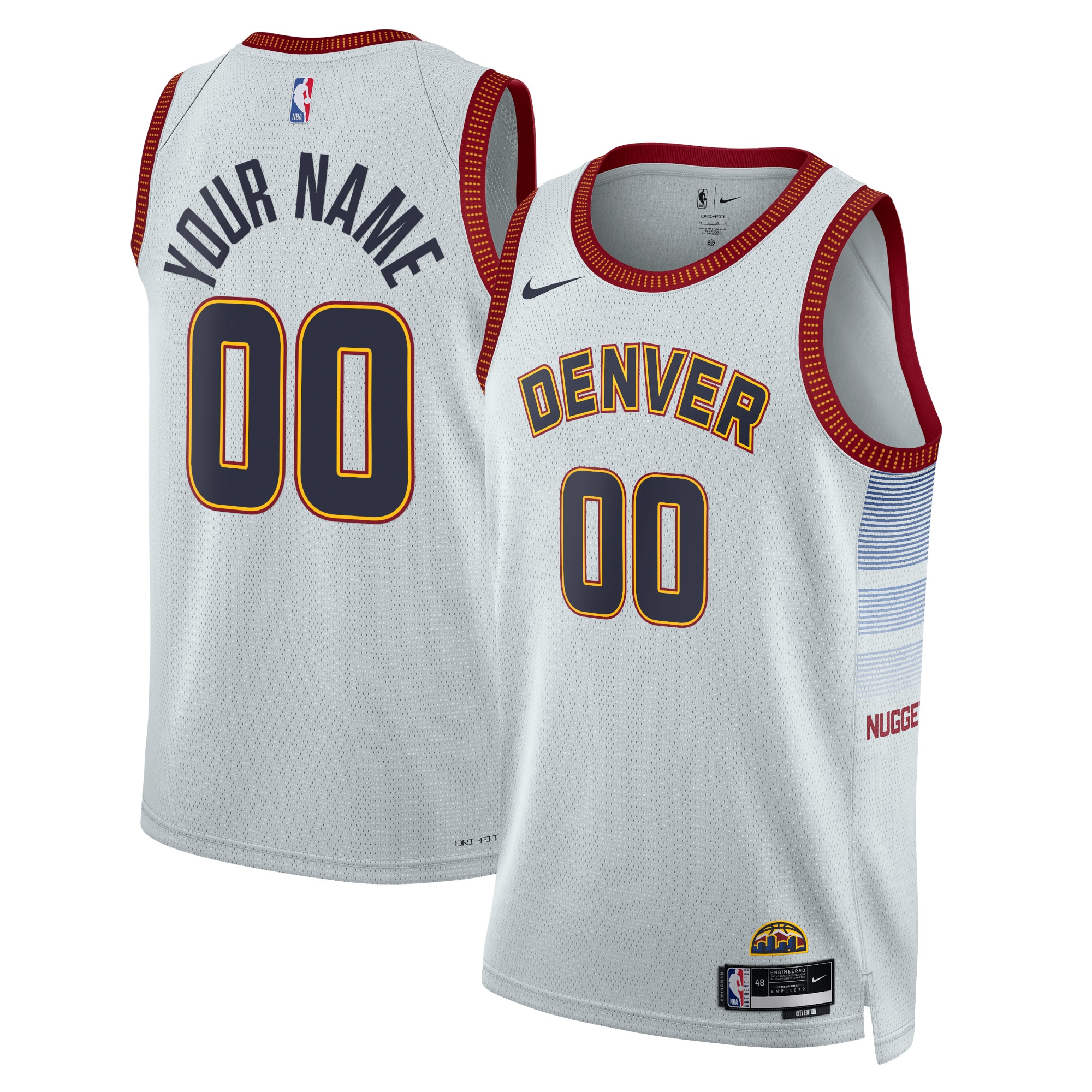 Denver Nuggets City Edition Swingman Jersey 2022-23 - Custom for Youth Women Men - Friend Lounge Store - Shop for All Things Jerseys Sports - PersonalJerseys