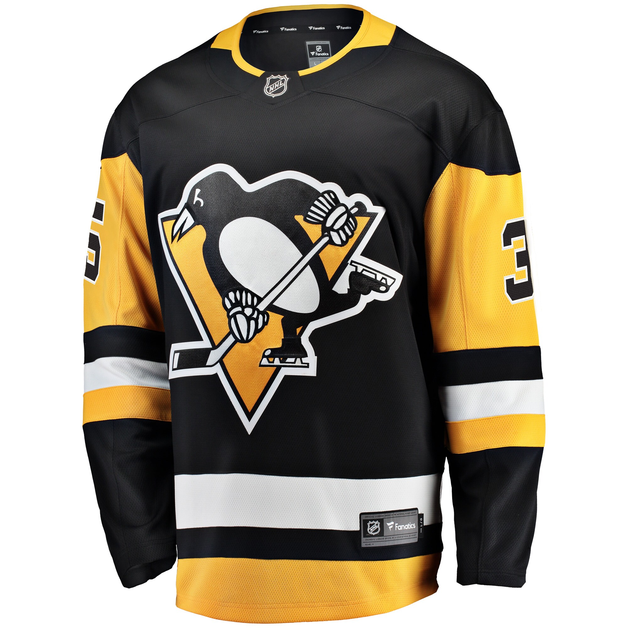 Tristan Jarry Pittsburgh Penguins Fanatics Branded Home Breakaway Player Jersey - Black - PersonalJerseys