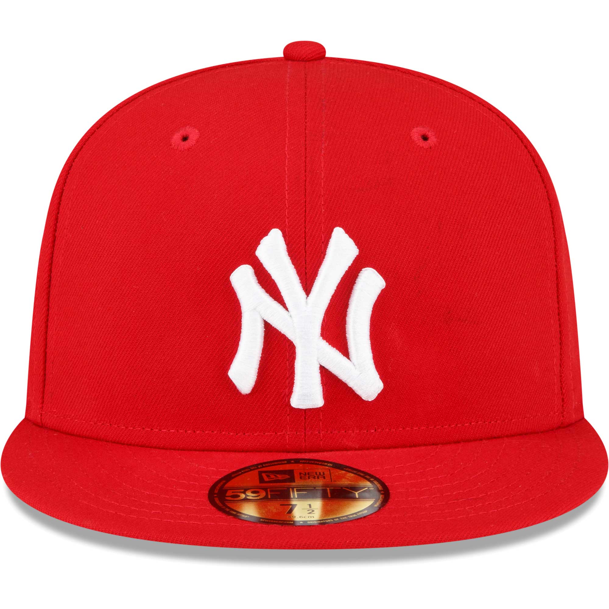 New York Yankees New Era Sidepatch 59FIFTY Fitted Hat - Red - PersonalJerseys