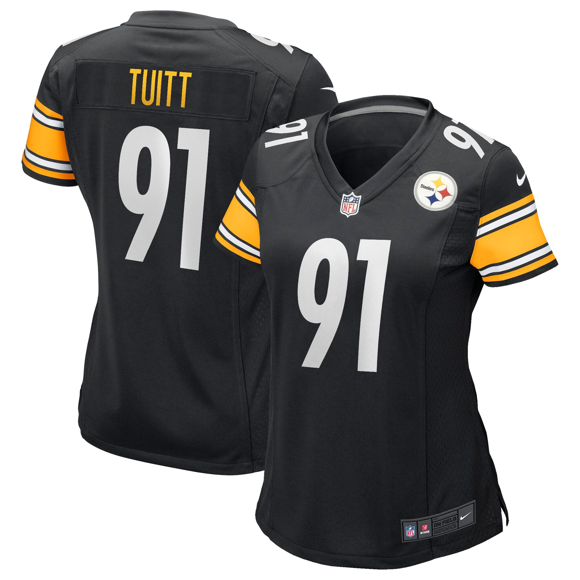 Stephon Tuitt Pittsburgh Steelers Nike Women's Game Jersey - Black - PersonalJerseys