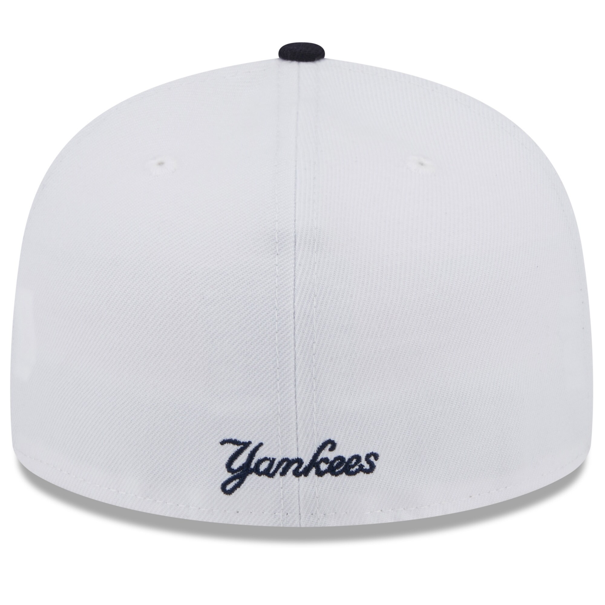 New York Yankees New Era State 59FIFTY Fitted Hat - White/Navy - PersonalJerseys