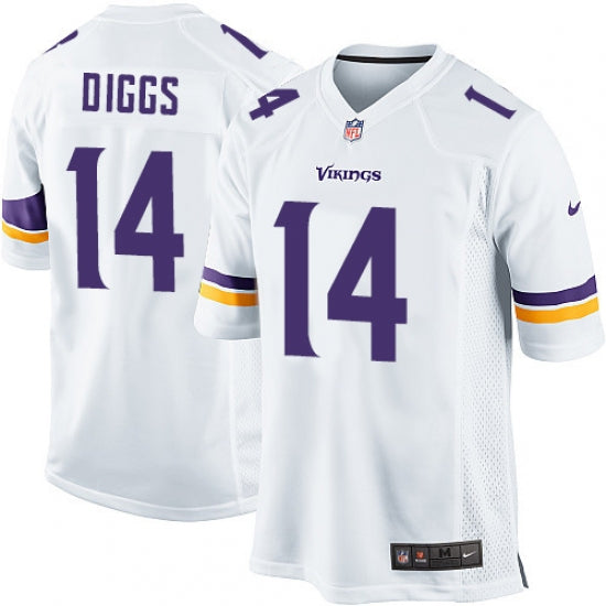 Men's Minnesota Vikings Stefon Diggs Game Jersey White - PersonalJerseys