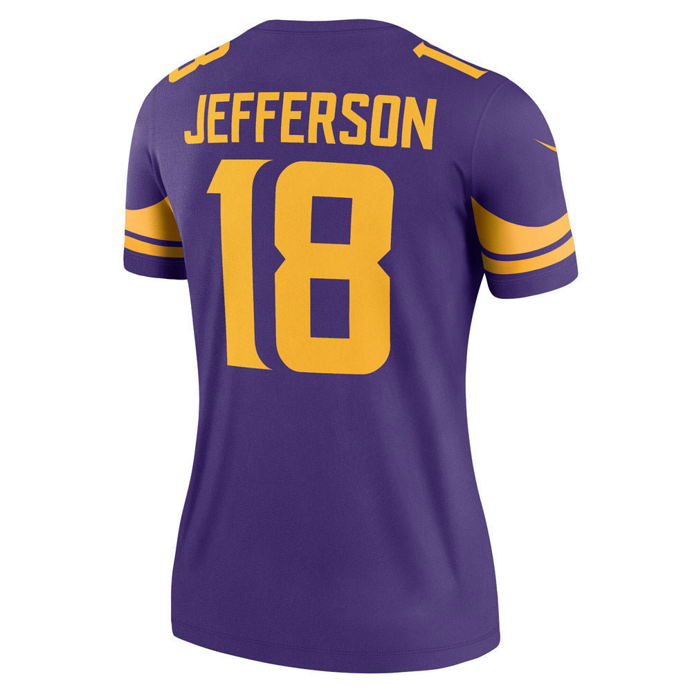 Women's Minnesota Vikings Justin Jefferson Alternate Legend Jersey Purple - Sports Wear Jersey - PersonalJerseys