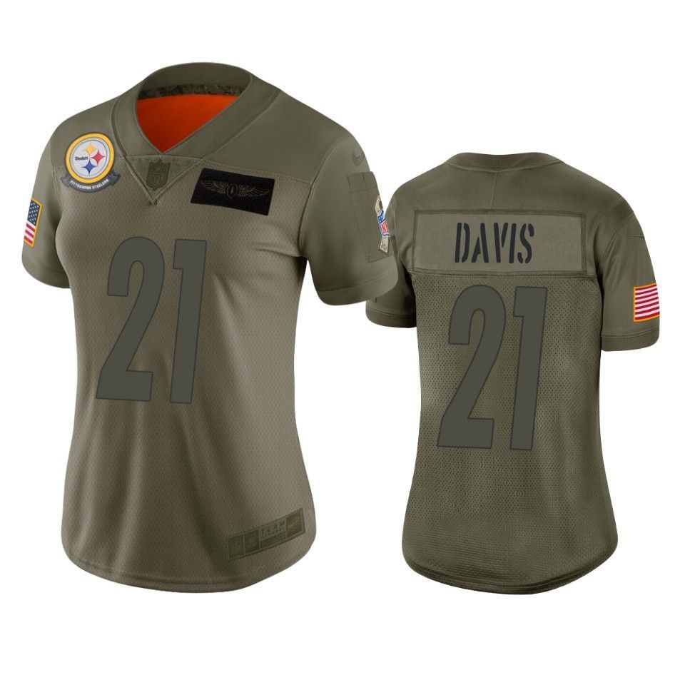 Women's Pittsburgh Steelers Sean Davis Camo 2019 Salute to Service Limited Jersey - Friend Lounge Store - Shop for All Things Jerseys Sports - PersonalJerseys
