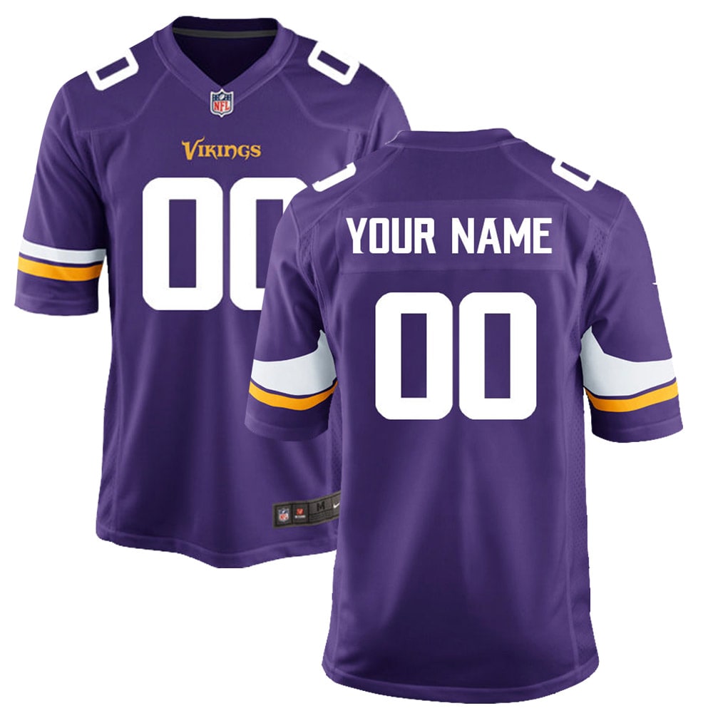 Nike Minnesota Vikings Youth Custom Game Jersey - PersonalJerseys