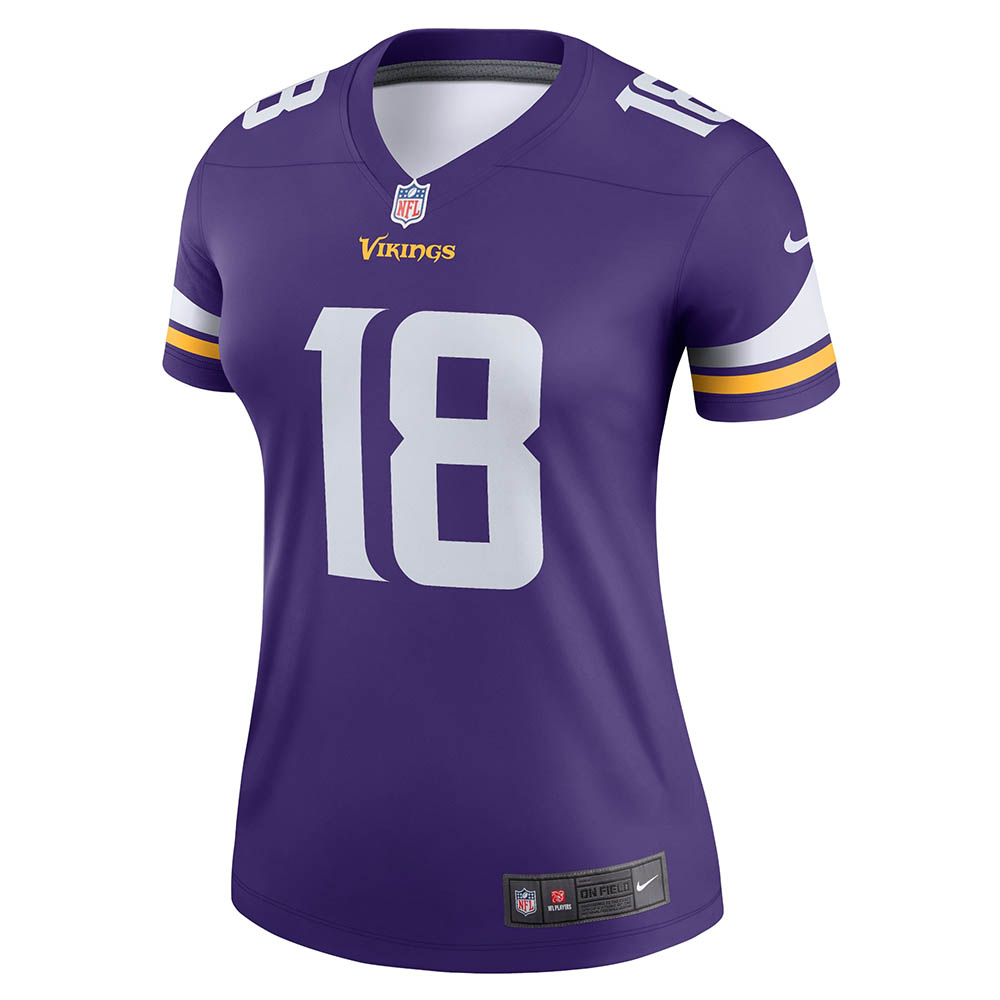 Women's Minnesota Vikings Justin Jefferson Legend Jersey Purple - PersonalJerseys