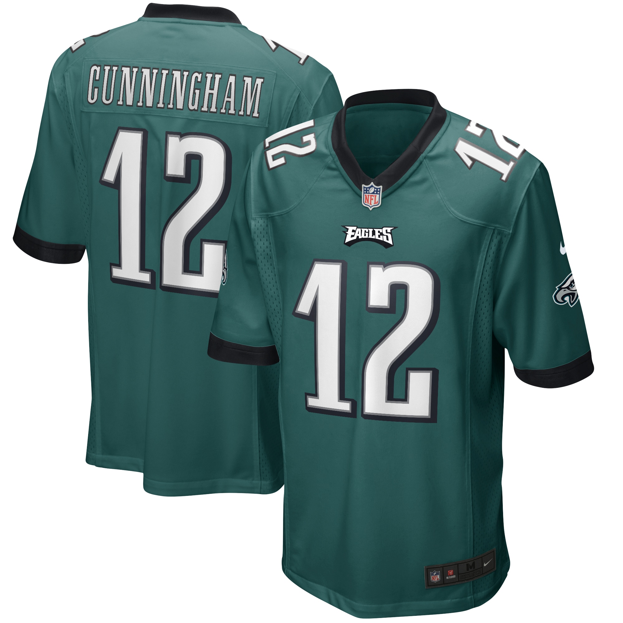 Philadelphia Eagles Randall Cunningham Midnight Green Game Retired Player Jersey for Youth Women Men - Friend Lounge Store - Shop for All Things Jerseys Sports - PersonalJerseys