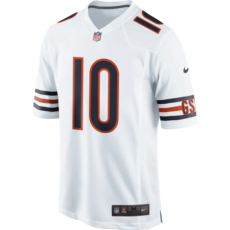 Mitchell Trubisky Chicago Bears White Game Jersey - Friend Lounge Store - Shop for All Things Jerseys Sports - PersonalJerseys