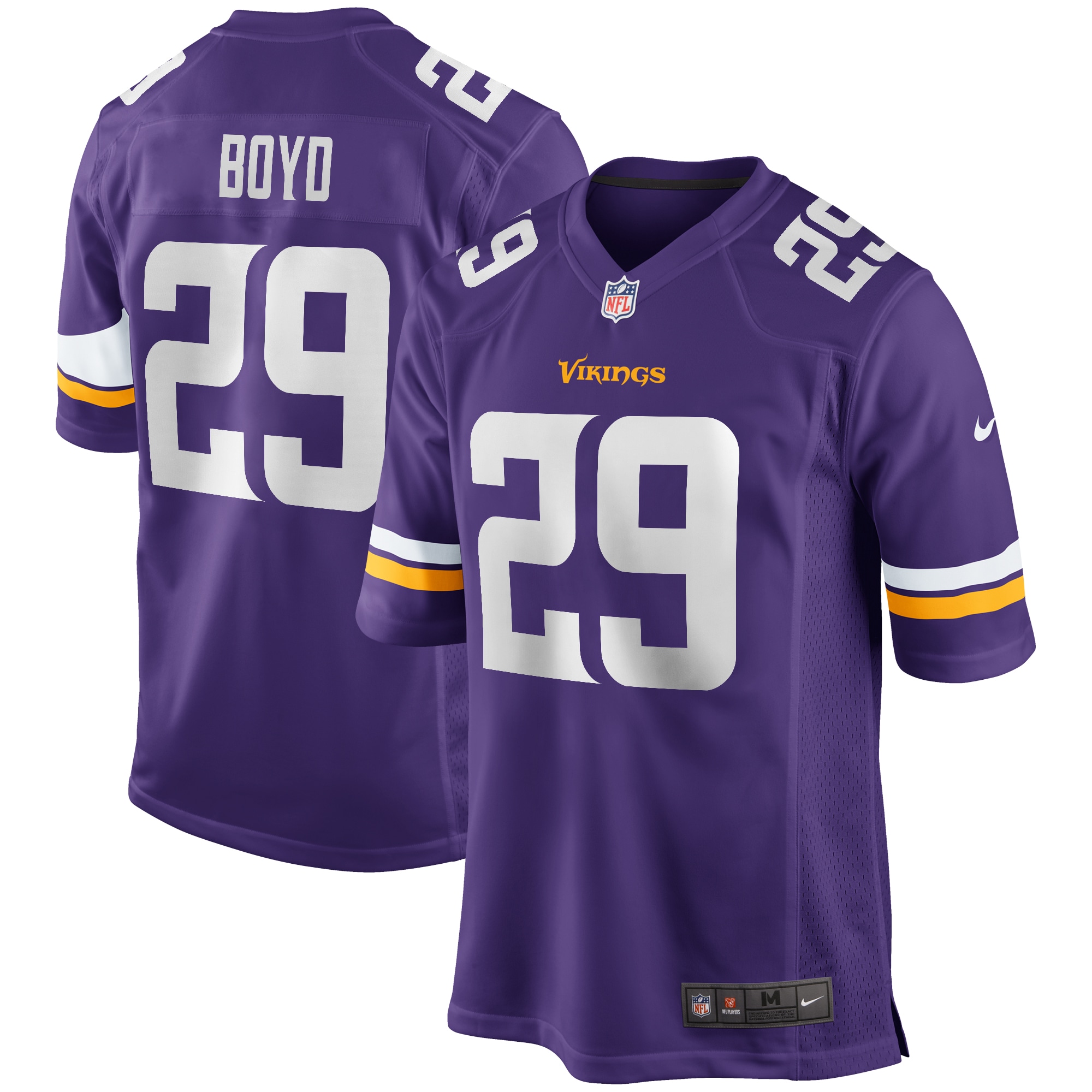 Kris Boyd Minnesota Vikings Nike Game Jersey - Purple - PersonalJerseys