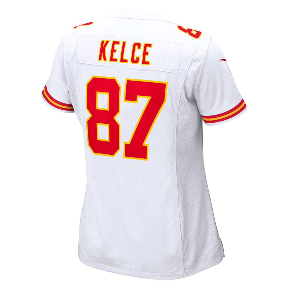 Women's Kansas City Chiefs Travis Kelce Game Jersey White - PersonalJerseys