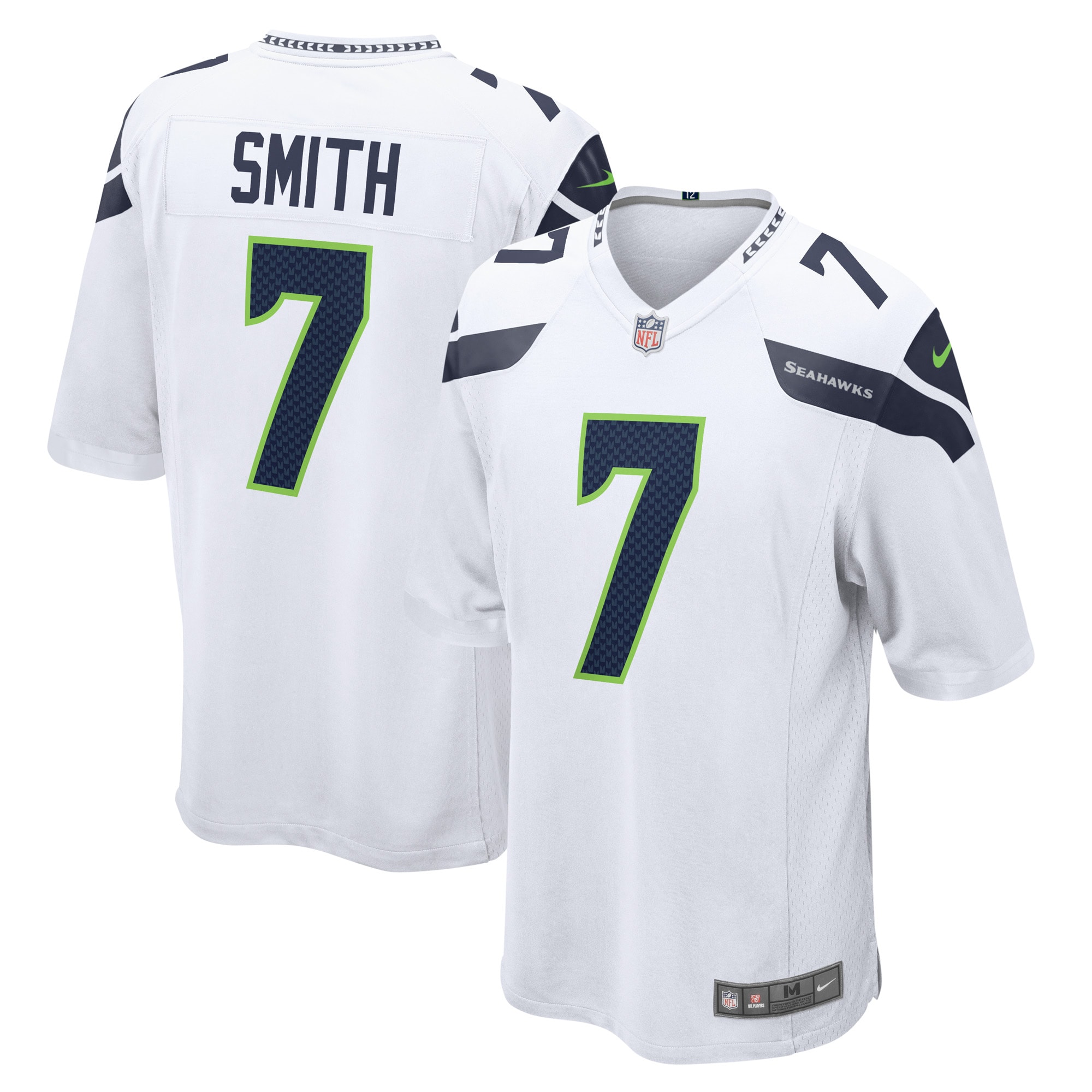 Geno Smith Seattle Seahawks Nike Game Player Jersey - White - PersonalJerseys