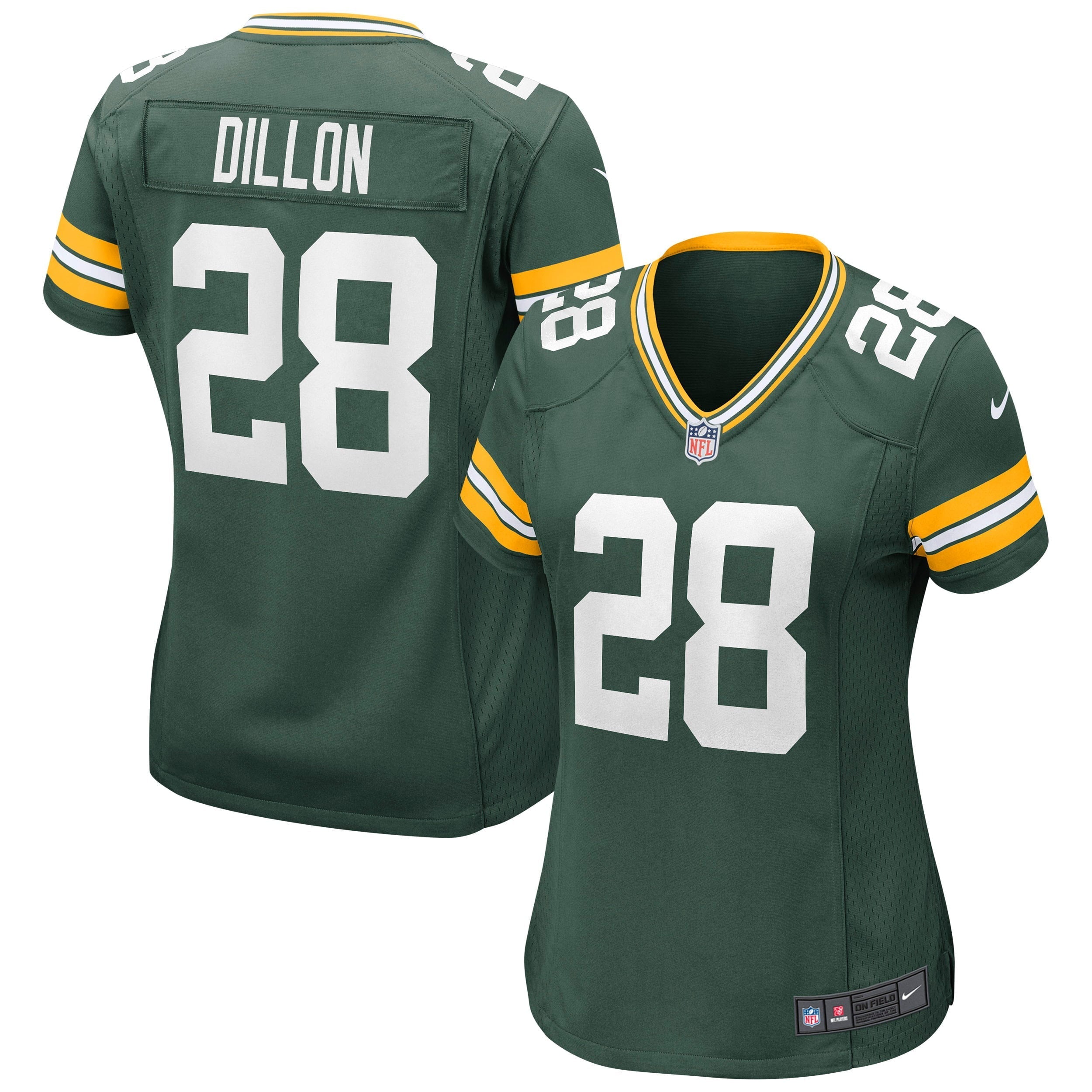Women's Nike AJ Dillon Green Green Bay Packers Game Jersey - PersonalJerseys