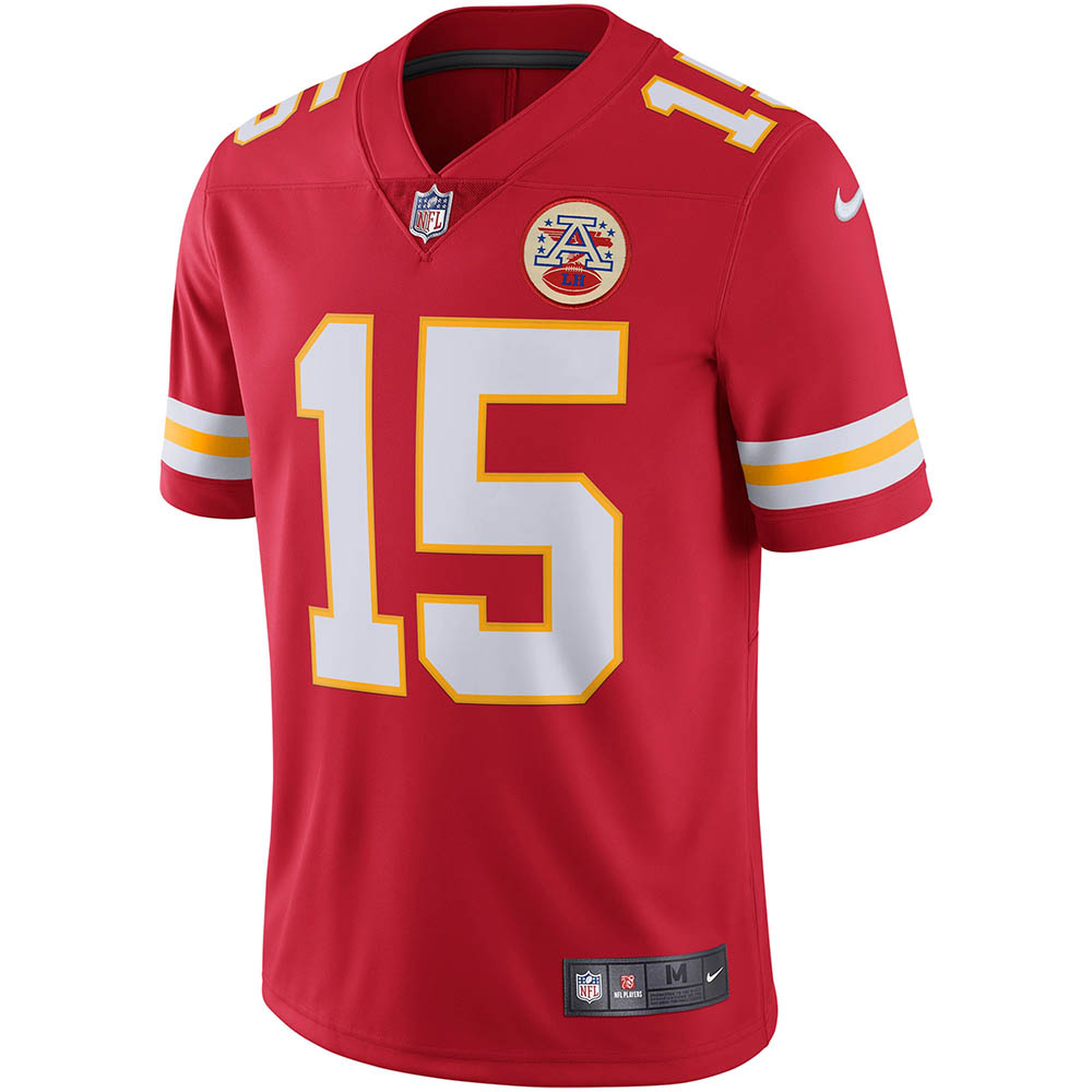Men's Kansas City Chiefs Patrick Mahomes Vapor Untouchable Limited Jersey Red - PersonalJerseys