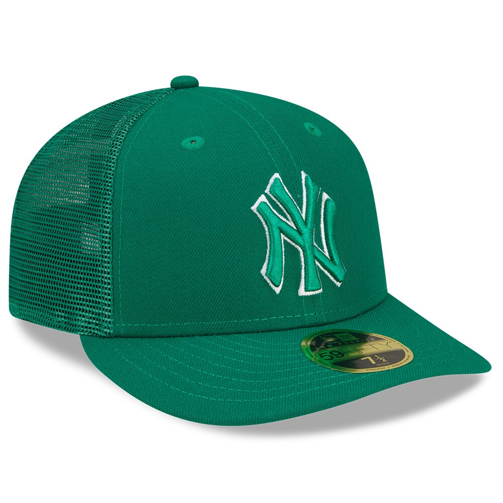 New York Yankees New Era 2022 St. Patrick's Day Low Profile 59FIFTY Fitted Hat - Green - PersonalJerseys