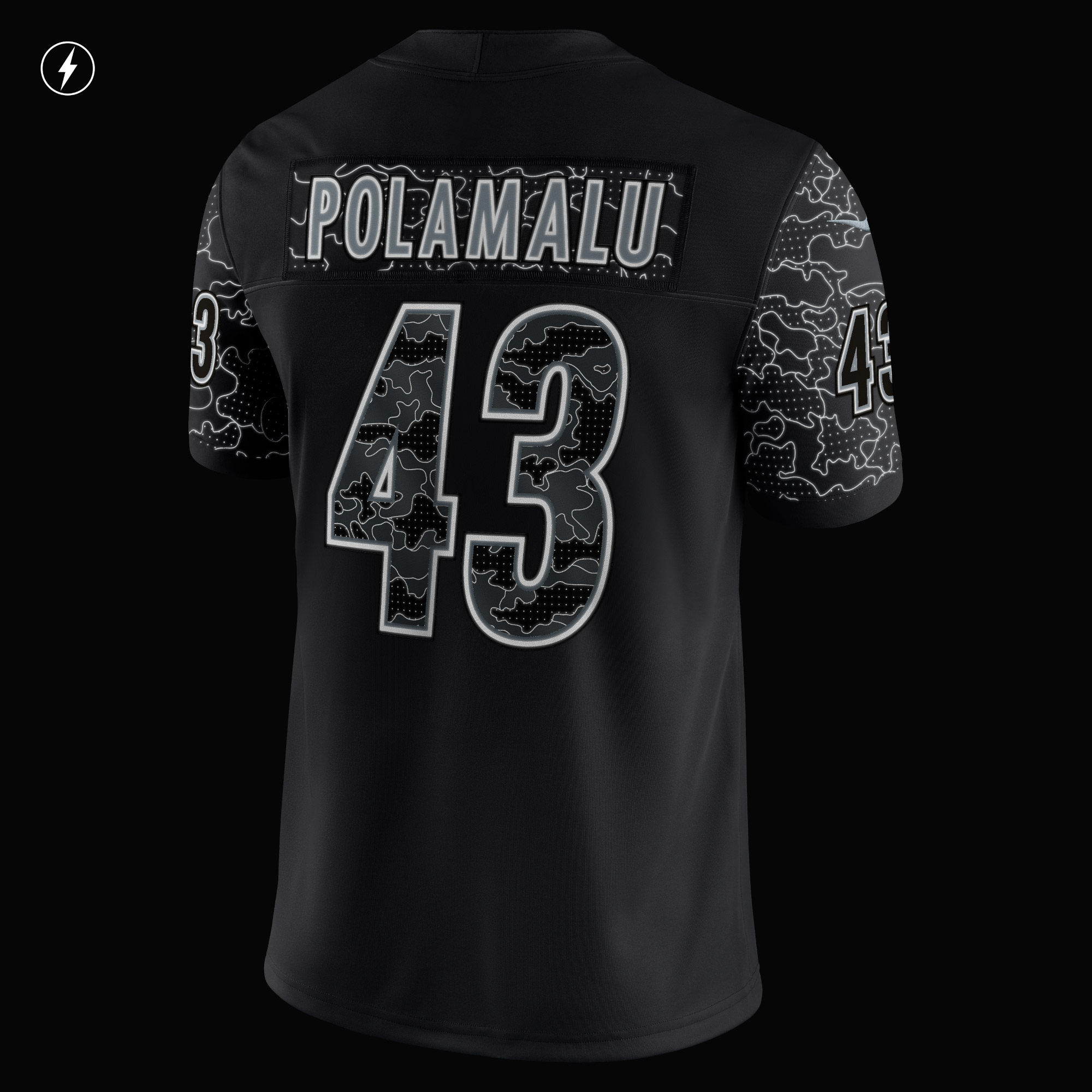 Troy Polamalu Pittsburgh Steelers Nike Retired Player RFLCTV Limited Jersey - Black - PersonalJerseys