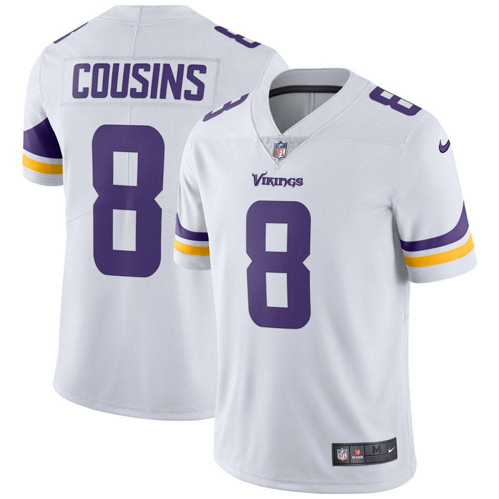Men's Minnesota Vikings Kirk Cousins Vapor Untouchable Limited Jersey- White - PersonalJerseys
