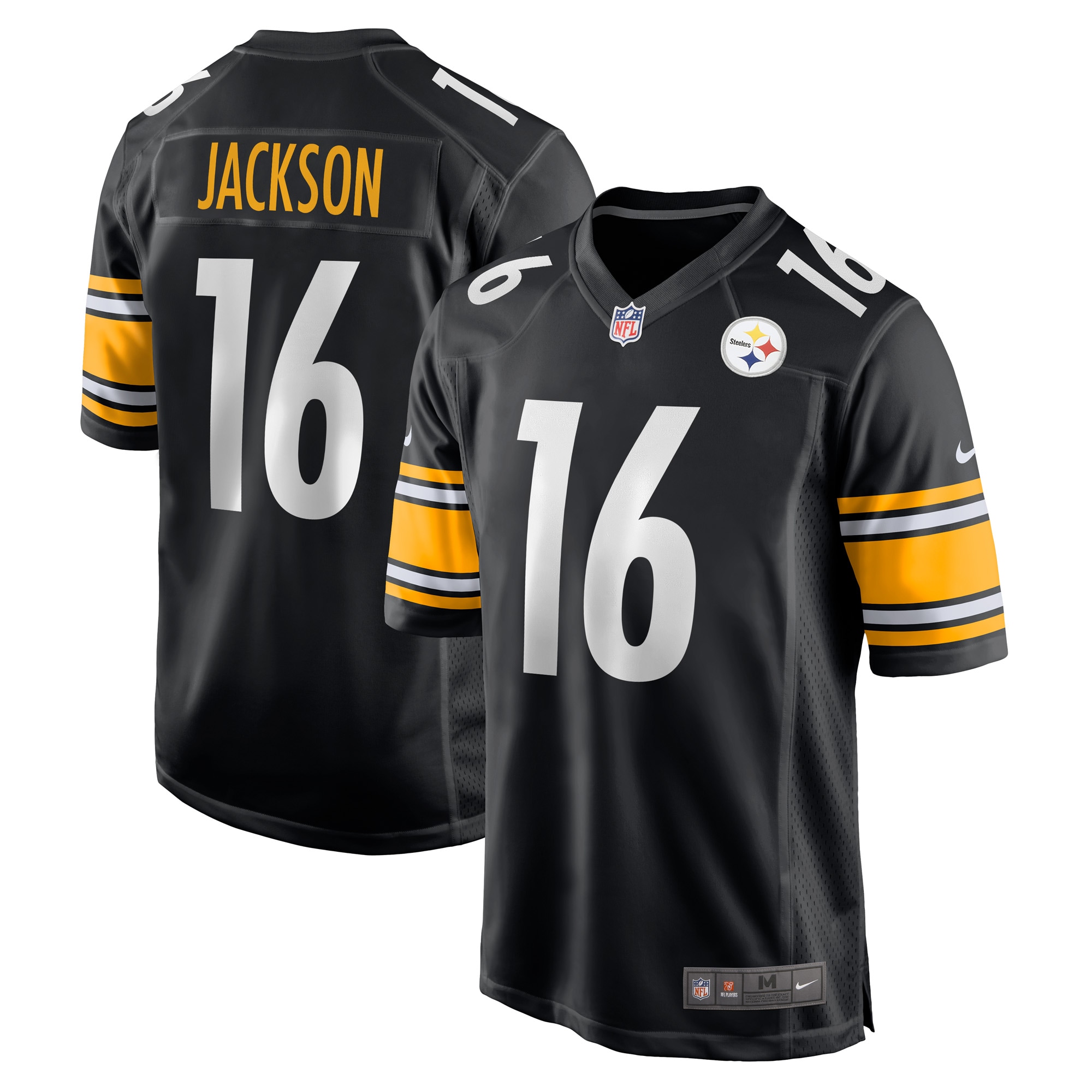 Josh Jackson Pittsburgh Steelers Nike Game Player Jersey - Black - PersonalJerseys