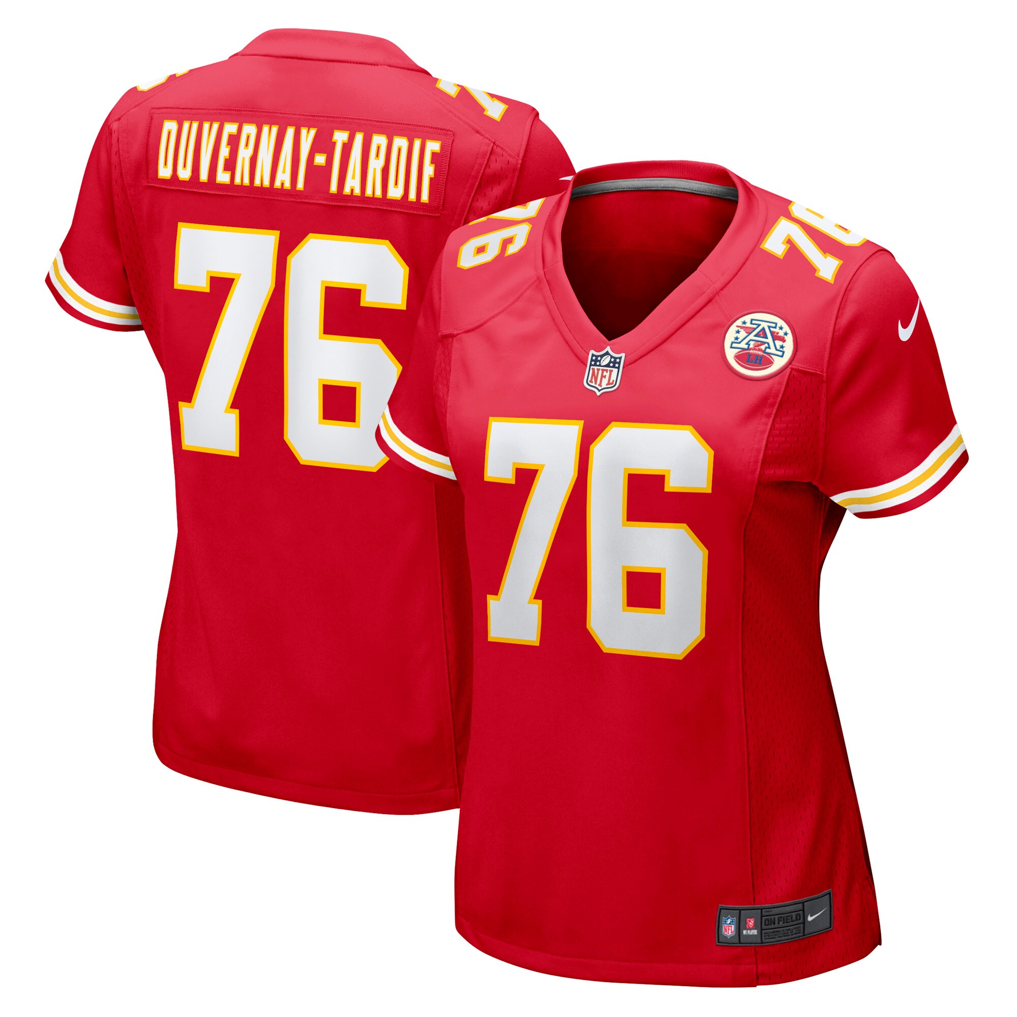 Laurent Duvernay-Tardif Kansas City Chiefs Nike Women's Game Jersey - Red - PersonalJerseys