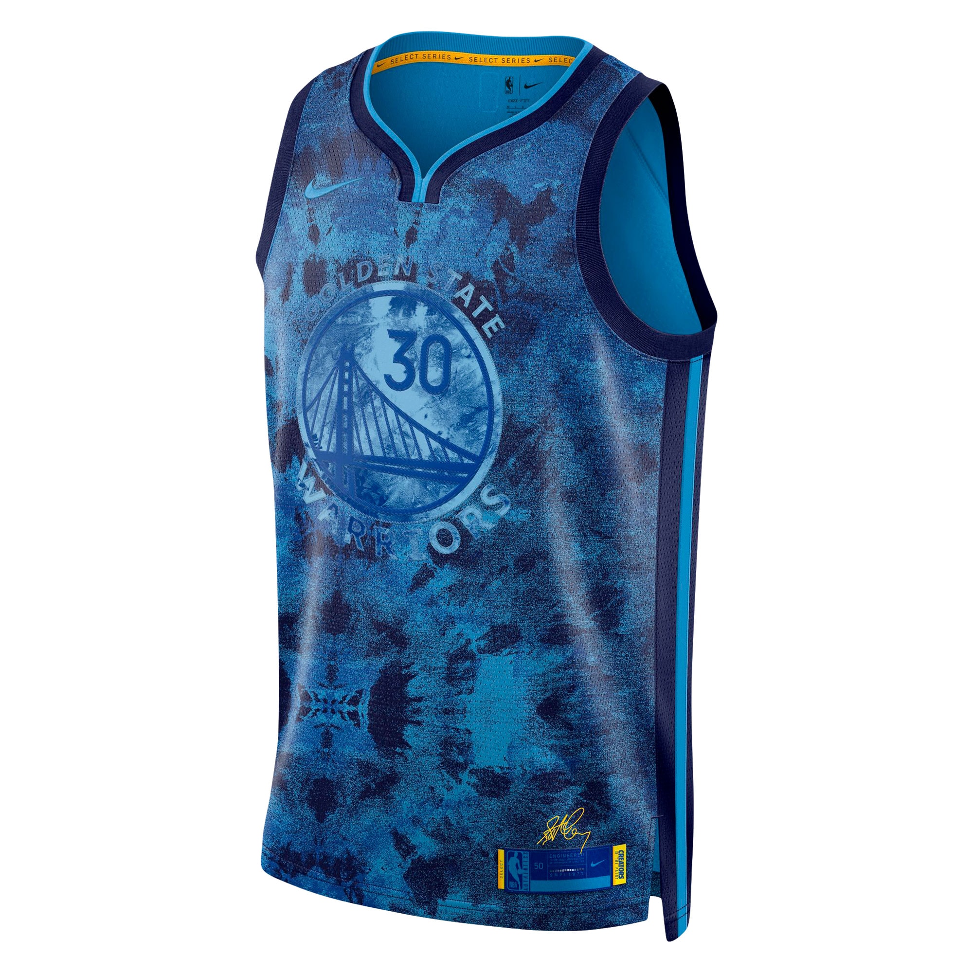 Stephen Curry Golden State Warriors Nike Unisex Select Series Swingman Jersey - Royal - PersonalJerseys