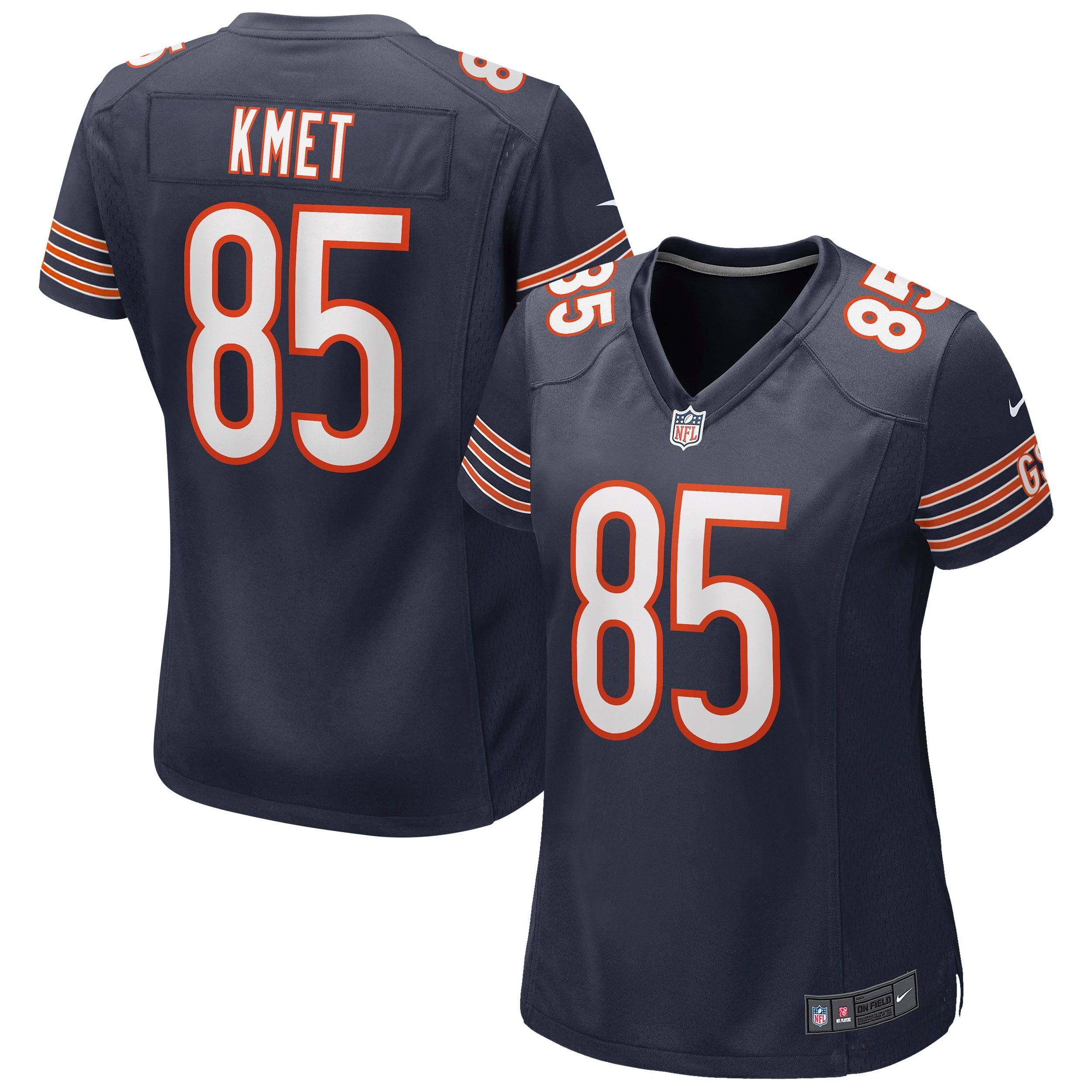 Women's Nike Cole Kmet Navy Chicago Bears Game Jersey - PersonalJerseys