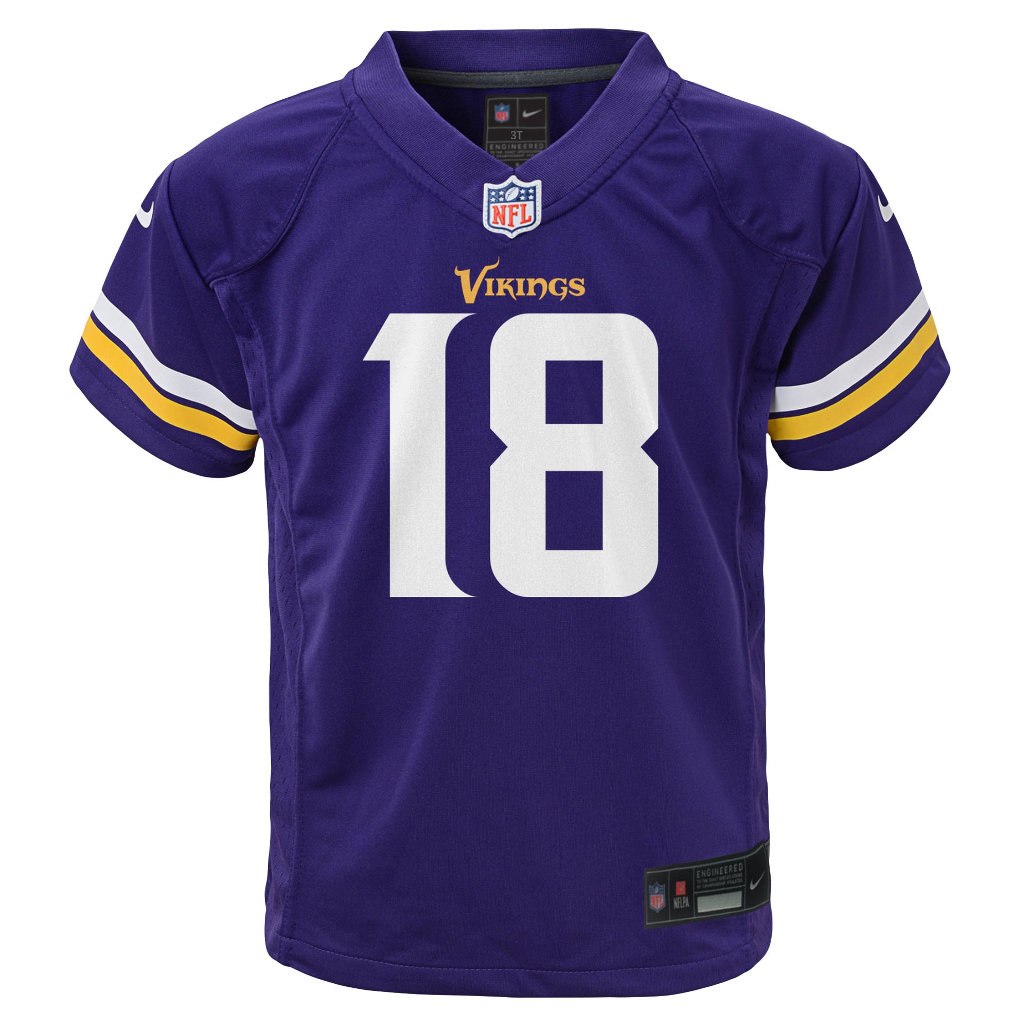 Justin Jefferson Minnesota Vikings Nike Toddler Game Jersey - Purple - PersonalJerseys