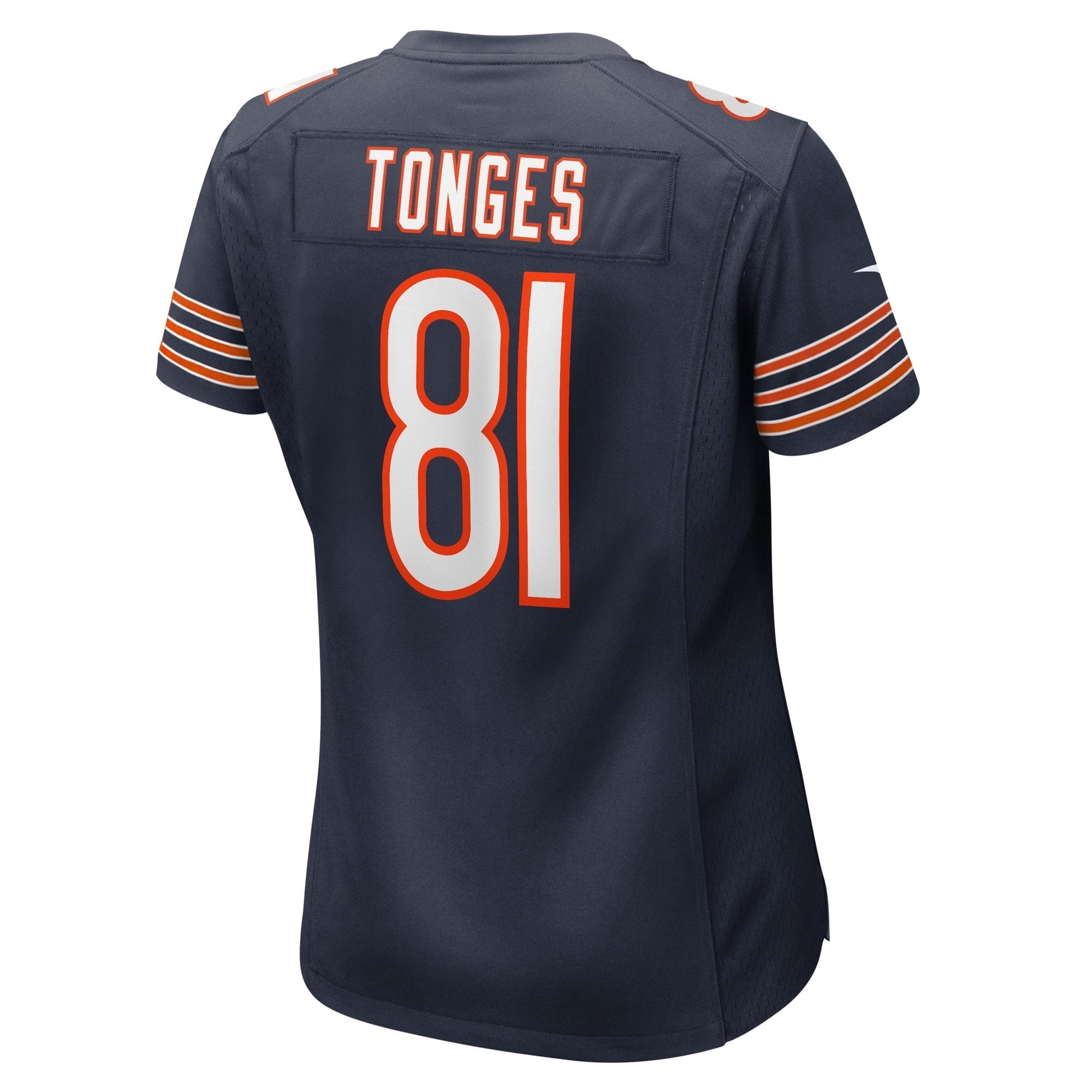 Women's Nike Jake Tonges Navy Chicago Bears Game Player Jersey - PersonalJerseys