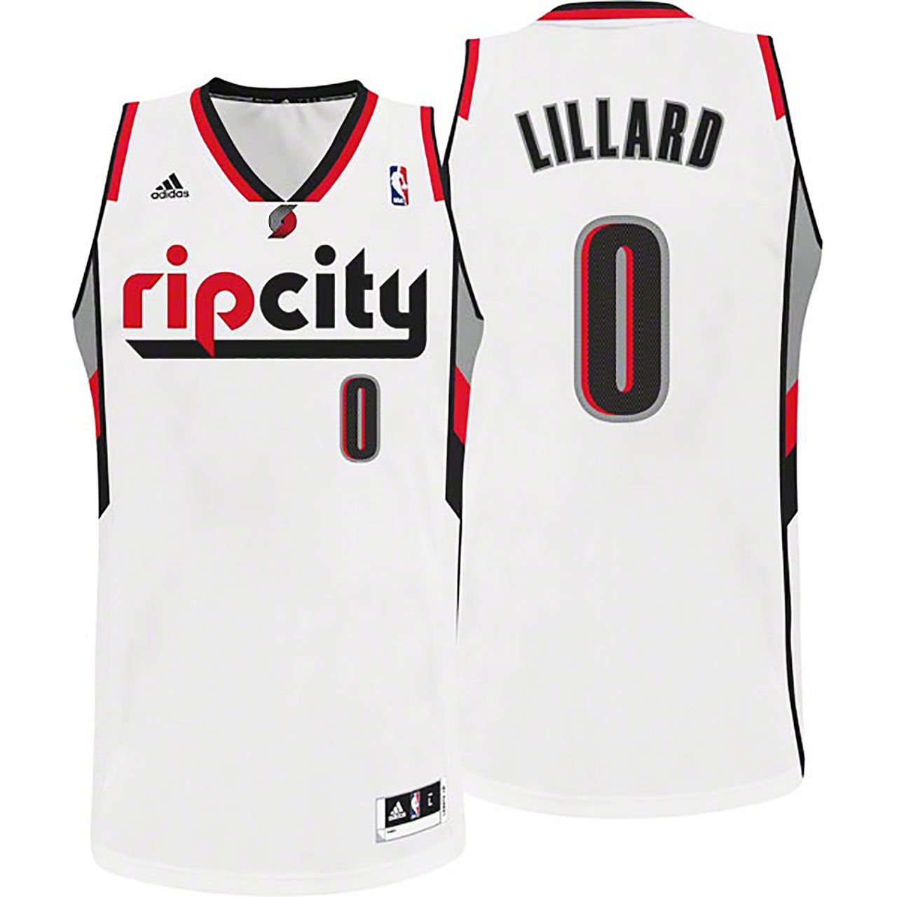 Male Damian Lillard Portland Trail Blazers #0 Rip City White Swingman Jersey - Friend Lounge Store - Shop for All Things Jerseys Sports - PersonalJerseys
