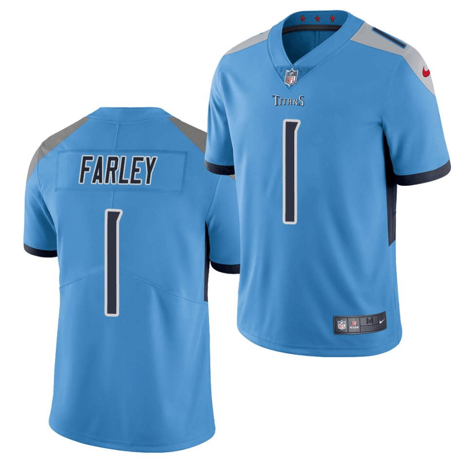 Caleb Farley Tennessee Titans 2021 NFL Draft Vapor Limited Jersey - Light Blue - Friend Lounge Store - Shop for All Things Jerseys Sports - PersonalJerseys
