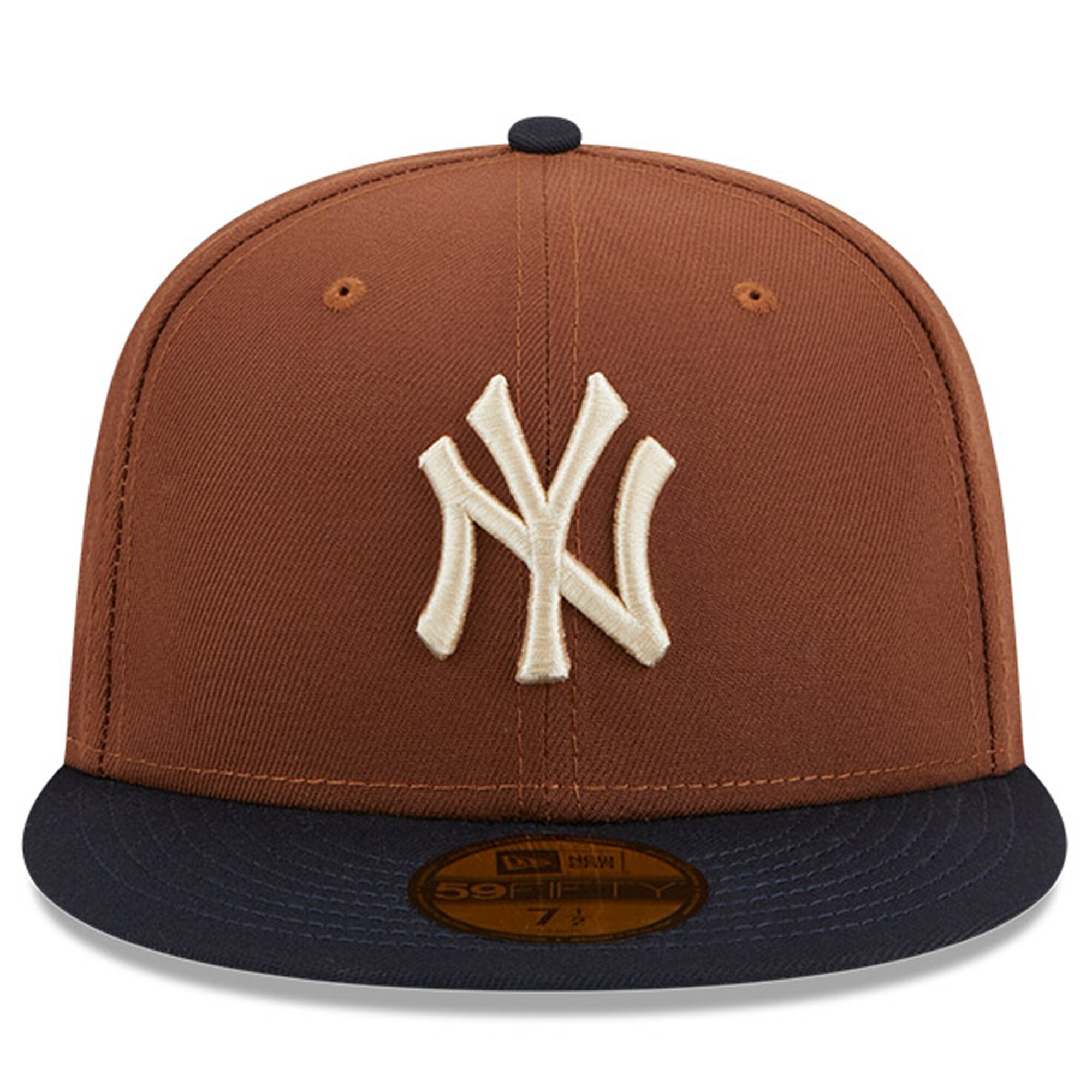 New York Yankees New Era Harvest Yankee Stadium Inaugural Season 59FIFTY Fitted Hat - Brown - PersonalJerseys