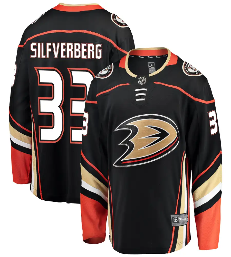 Jakob Silfverberg Anaheim Ducks Breakaway Player Jersey - Black - Friend Lounge Store - Shop for All Things Jerseys Sports - PersonalJerseys