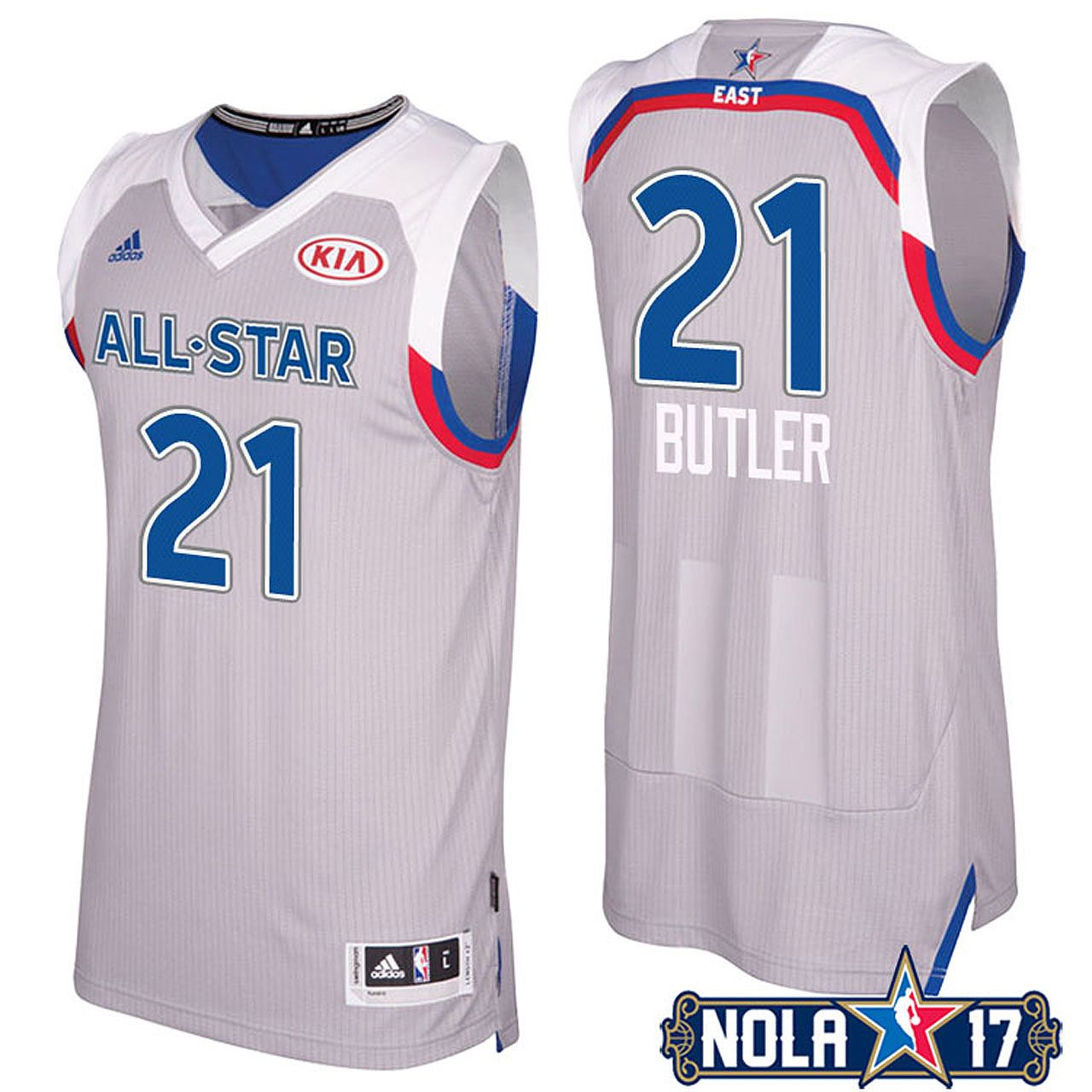 Male 2017 All-Star Bulls Jimmy Butler #21 Eastern Conference Gray Jersey - Friend Lounge Store - Shop for All Things Jerseys Sports - PersonalJerseys