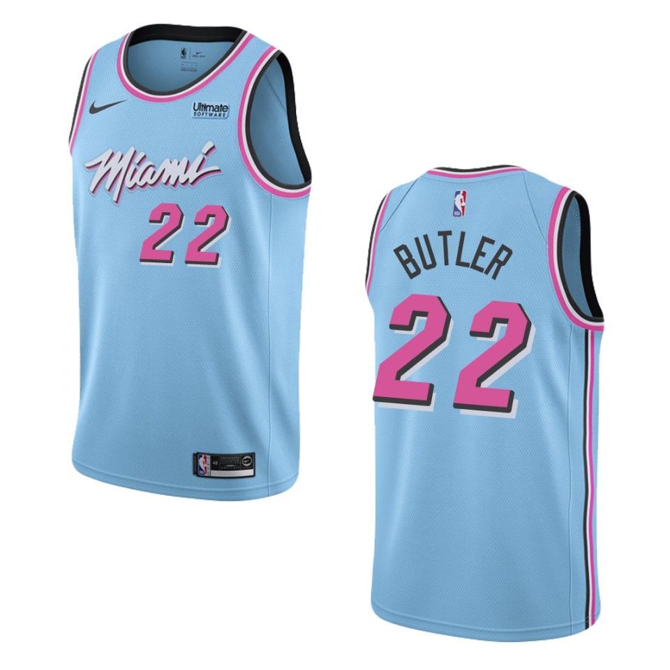 2019-20 Men's Miami Heat #22 Jimmy Butler City Swingman Jersey - Blue - Friend Lounge Store - Shop for All Things Jerseys Sports - PersonalJerseys
