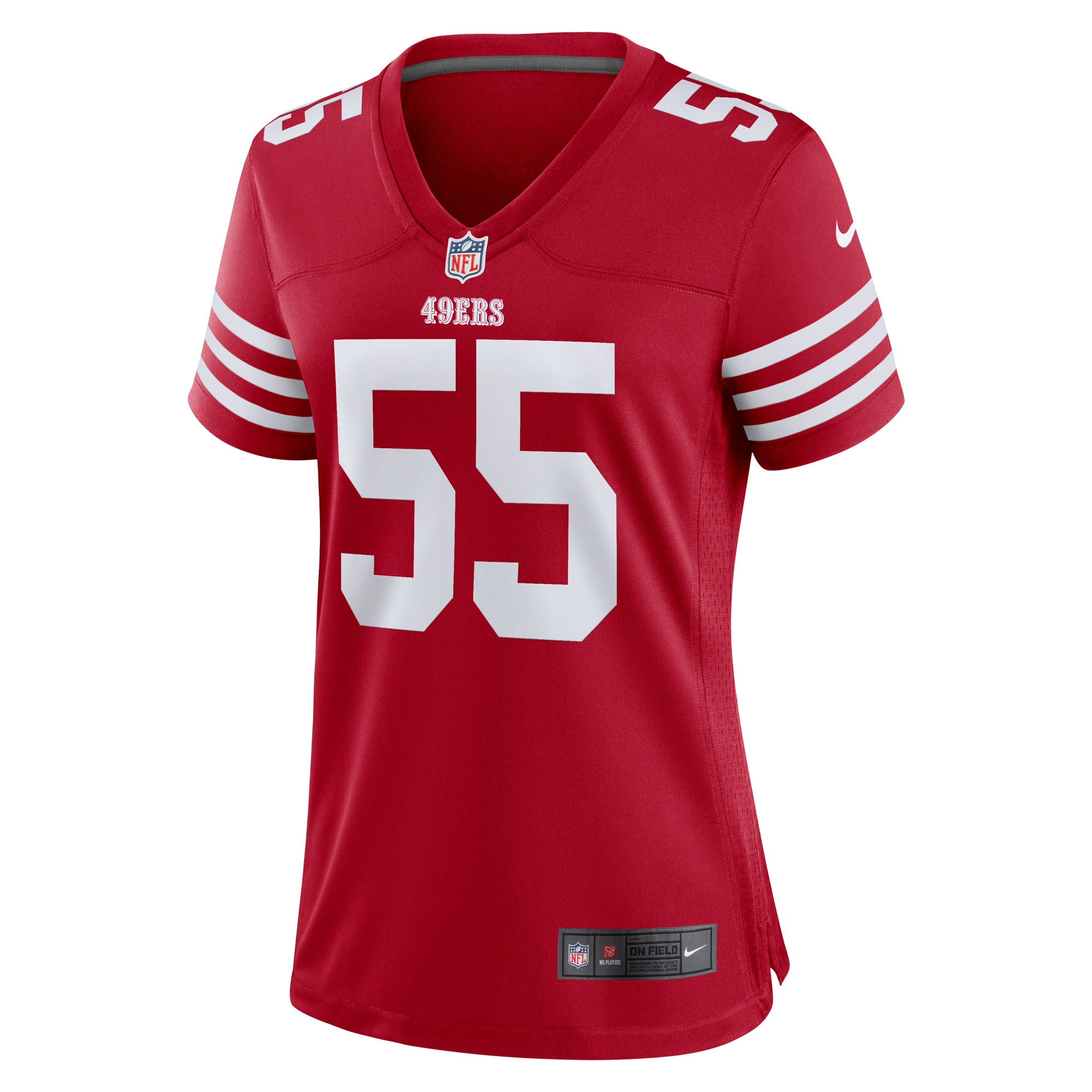 San Francisco 49ers Jon Feliciano Scarlet Game Player Jersey for Youth Women Men - Friend Lounge Store - Shop for All Things Jerseys Sports - PersonalJerseys