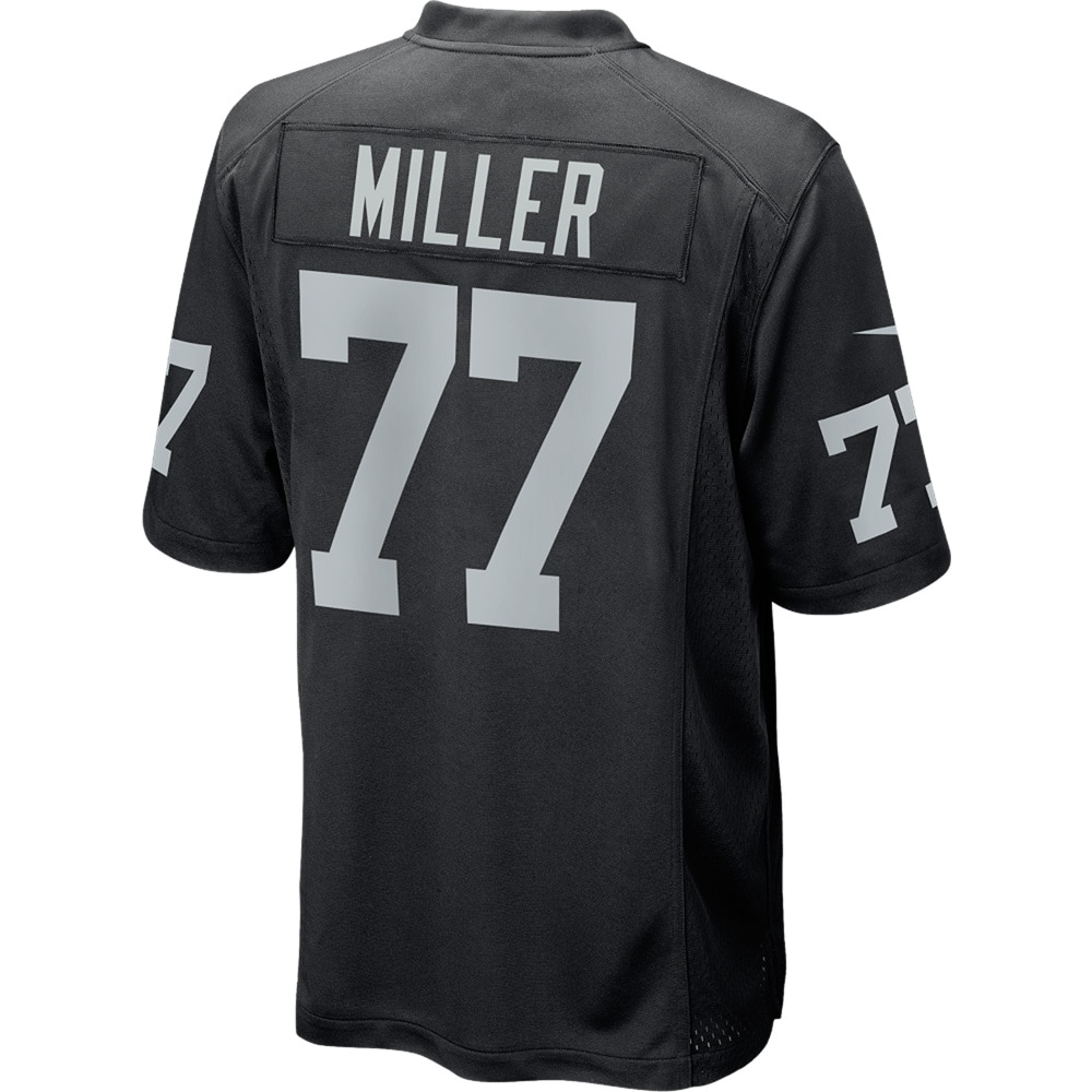 Las Vegas Raiders Kolton Miller Black Game Player Jersey for Youth Women Men - Friend Lounge Store - Shop for All Things Jerseys Sports - PersonalJerseys