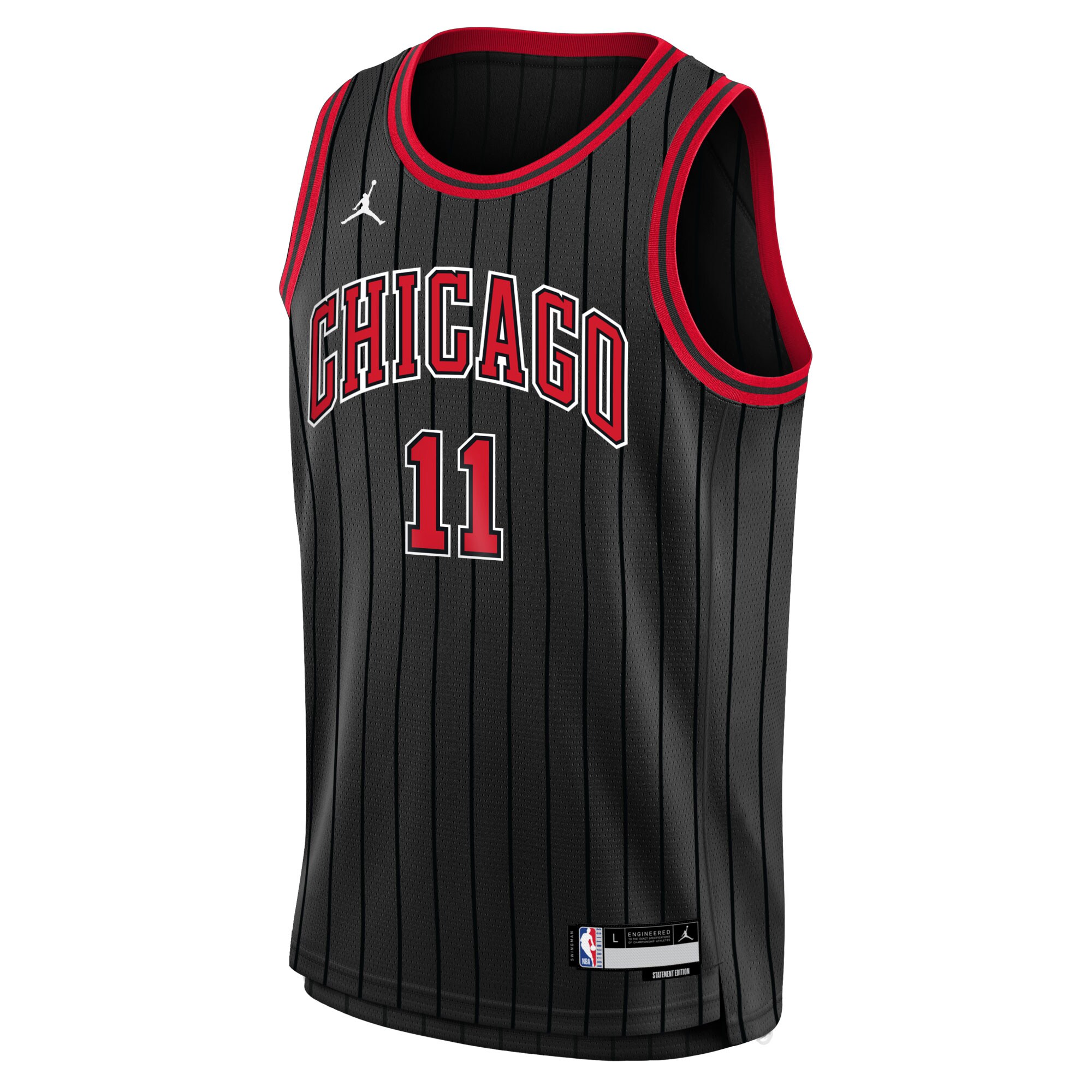 DeMar DeRozan Chicago Bulls Jordans Brand Youth Swingman Jersey - Statement Edition - Black - PersonalJerseys