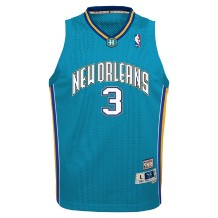 Youth Chris Paul New Orleans Hornets Mitchell & Ness Teal 2005-06 Hardwood Classics Swingman Jersey - PersonalJerseys