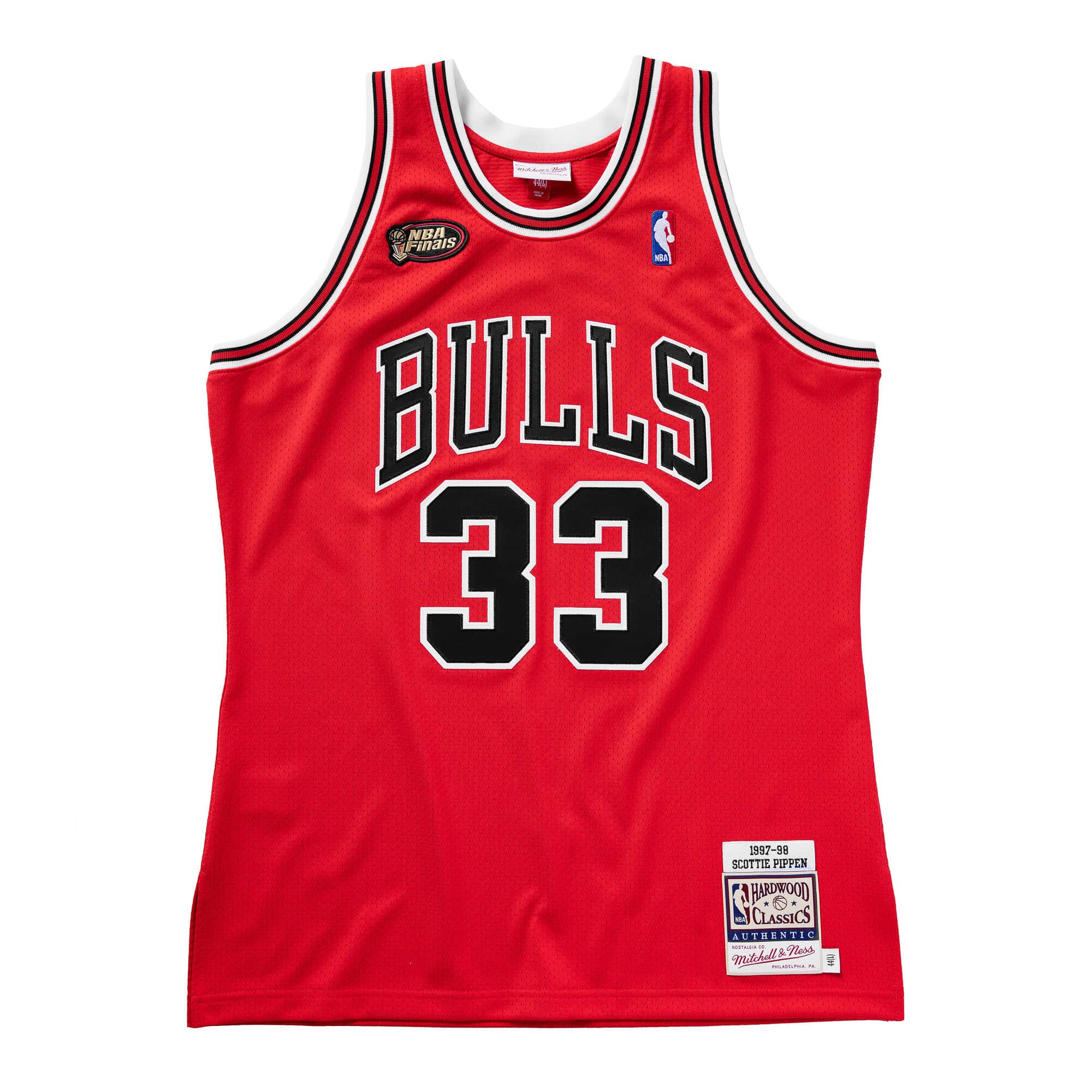 Authentic Jersey Chicago Bulls Road Finals 1997-98 Scottie Pippen - PersonalJerseys