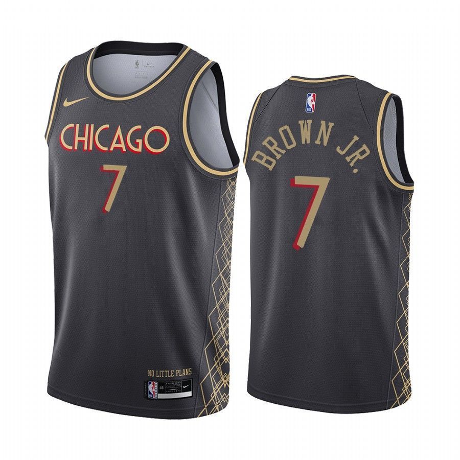 Troy Brown Jr. Chicago Bulls Black City Edition 2021 Trade Jersey - Friend Lounge Store - Shop for All Things Jerseys Sports - PersonalJerseys