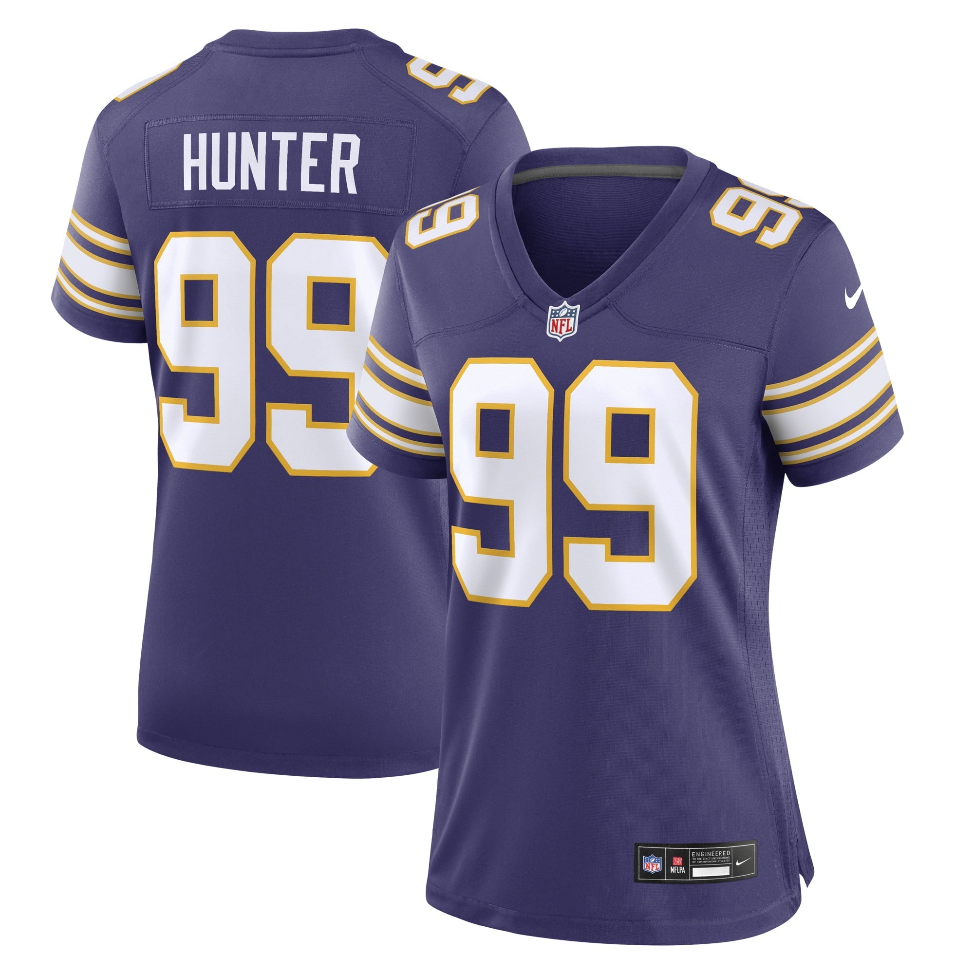 Women's Nike Danielle Hunter Purple Minnesota Vikings Classic Player Game Jersey - PersonalJerseys