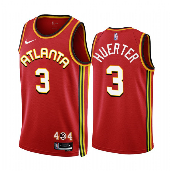 Men's Atlanta Hawks #3 Kevin Huerter 2022-23 Red Icon Edition Stitched Jersey - Friend Lounge Store - Shop for All Things Jerseys Sports - PersonalJerseys