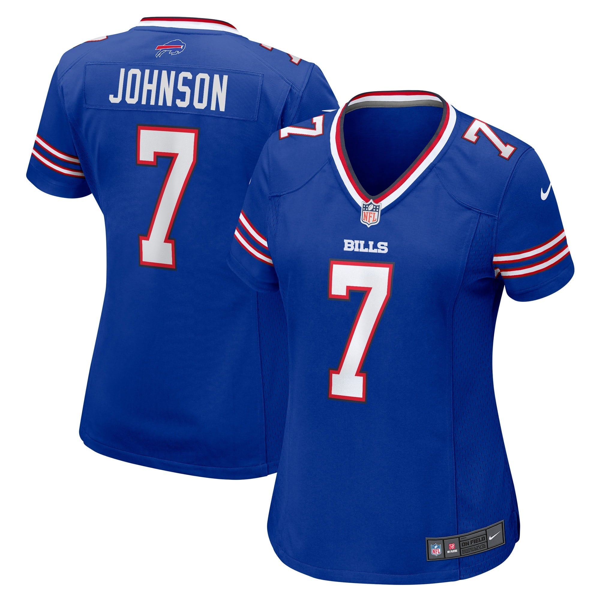Women's Nike Taron Johnson Royal Buffalo Bills Game Player Jersey - PersonalJerseys