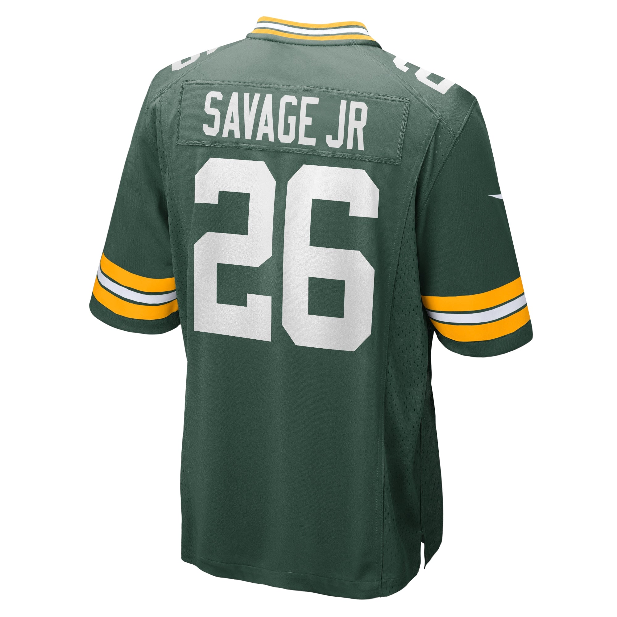 Men's Nike Darnell Savage Jr. Green Green Bay Packers Game Team Jersey - PersonalJerseys