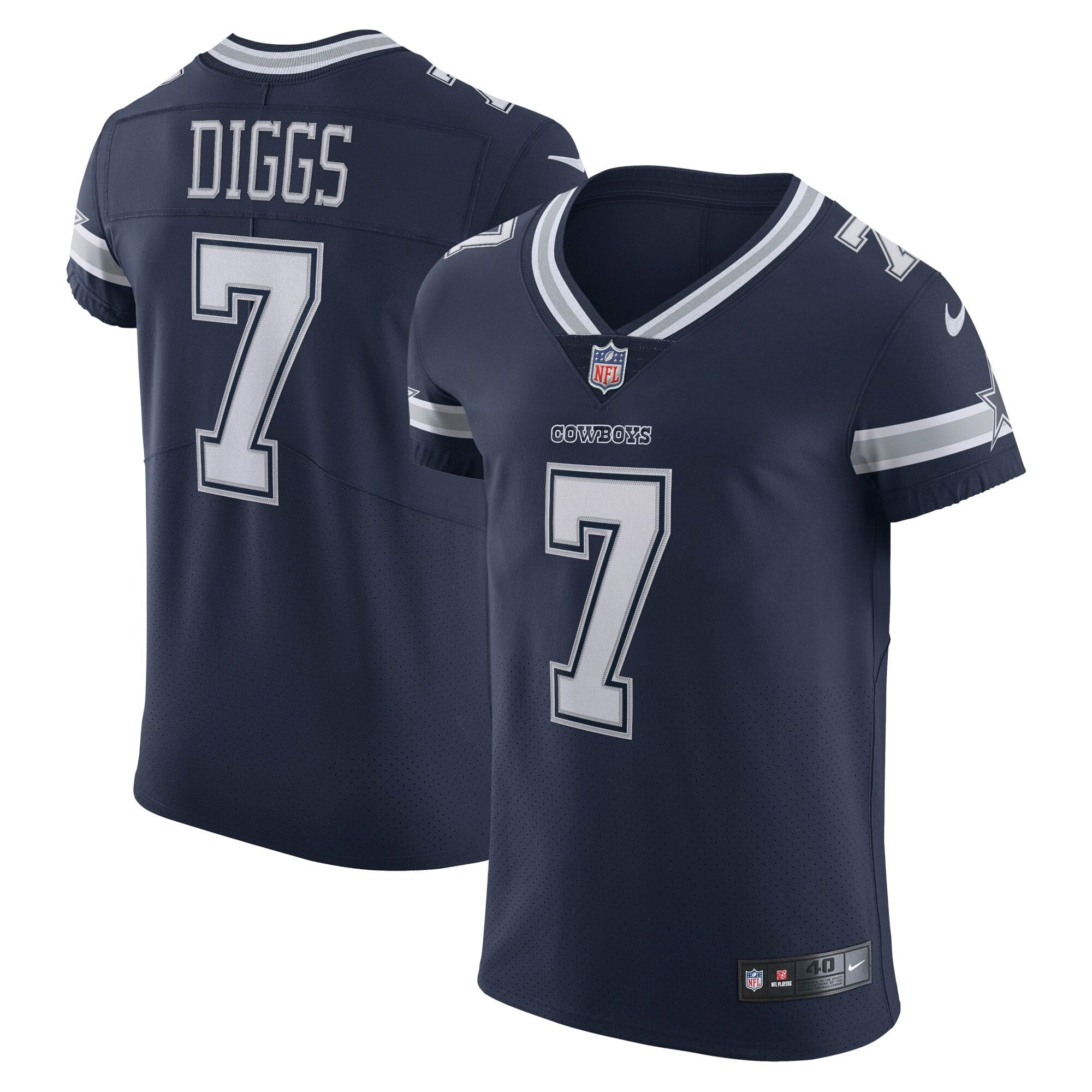 Men's Nike Trevon Diggs Navy Dallas Cowboys Vapor Elite Jersey - PersonalJerseys
