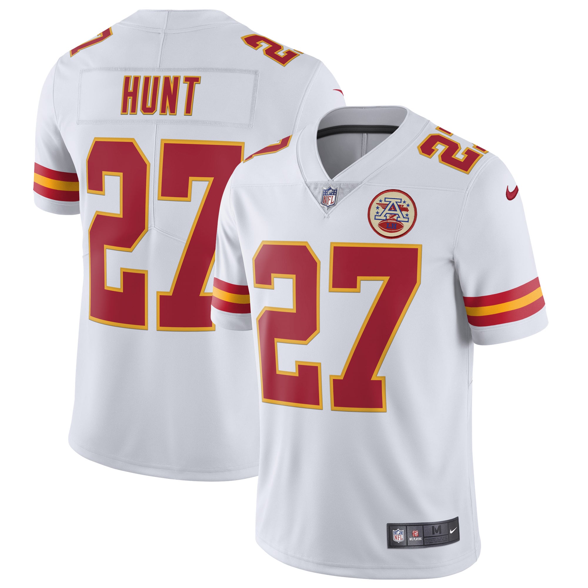 Kareem Hunt Kansas City Chiefs Nike Vapor Untouchable Limited Jersey - White - PersonalJerseys